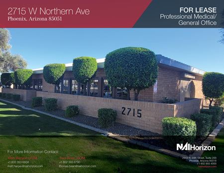Office space for Rent at 2715 W Northern Ave in Phoenix