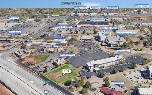 Prime Interstate 40 Retail Opportunity | Midwest City