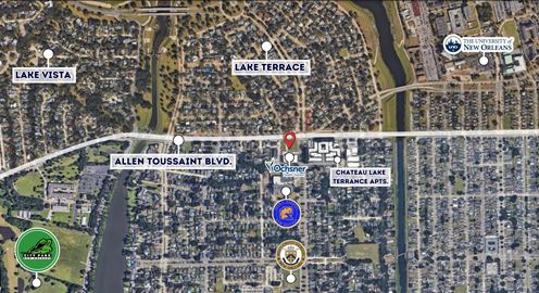Prime Lakefront Commercial Land For Sale | Allen Toussaint & Paris Avenue
