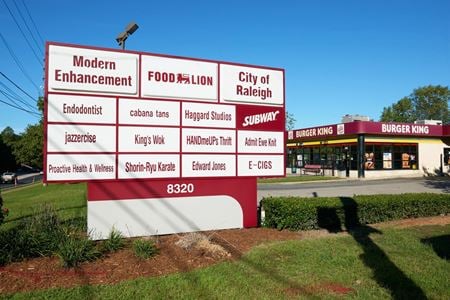 Retail space for Rent at 8320 Litchford Road in Raleigh