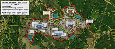 Massive Rural 417+ Acre Industrial Or Any Use Blank Slate Near Interstate I-77 Corridor