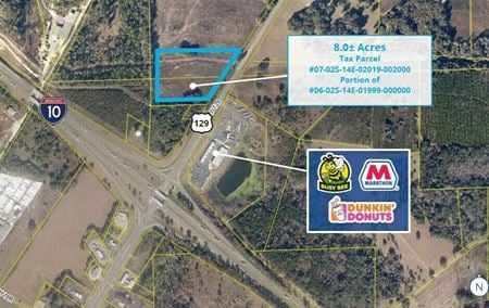 VacantLand space for Sale at NW Quadrant I-10 & US 129, Exit 283 in Live Oak