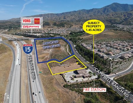 1.45 AC of Land for Sale for Car Wash, Gas Station and C-Store Use - Corona