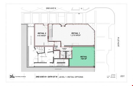 Retail space for Rent at 1931 2nd Ave N in Birmingham