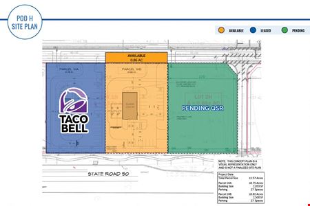 Photo of commercial space at Costco Outparcels - W SR 50/ Plaza Collina in Clermont