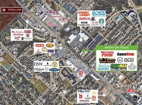 Shops on Texas