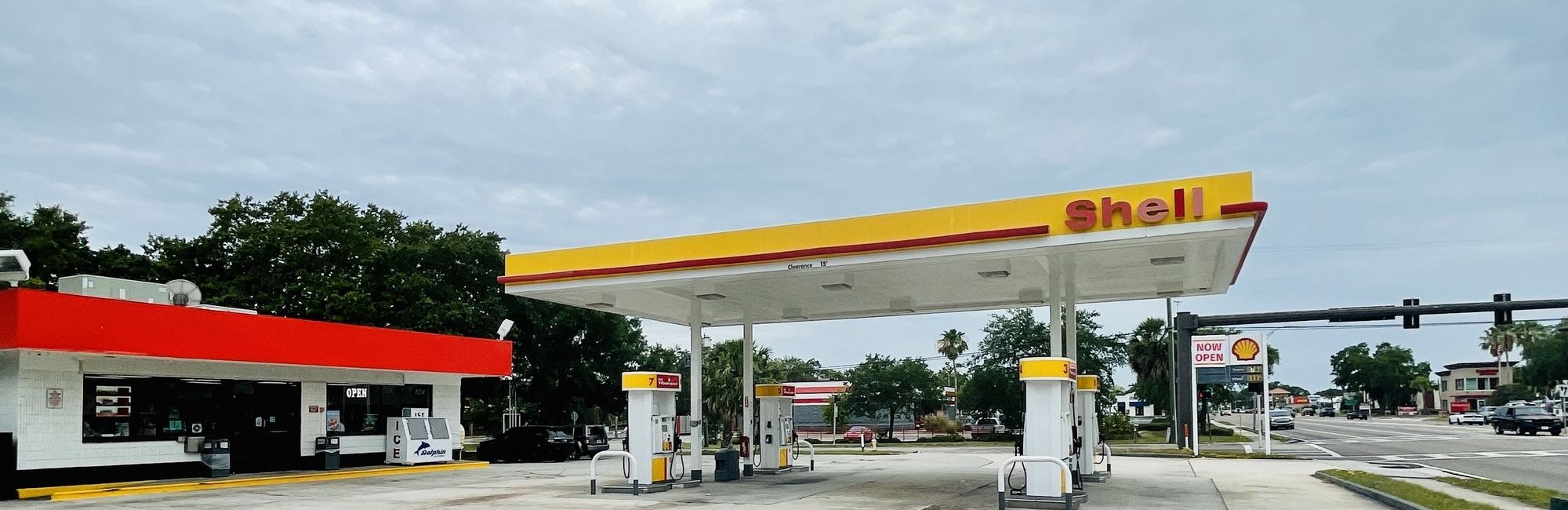 6.2 CAP RATE! DOWNTOWN CLEARWATER SHELL GAS STATION FOR SALE (PURE