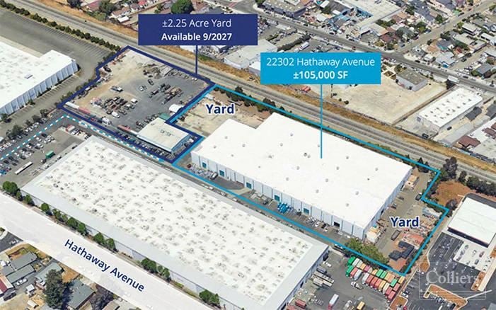Industrial space for Rent at 22302 Hathaway Ave in Hayward
