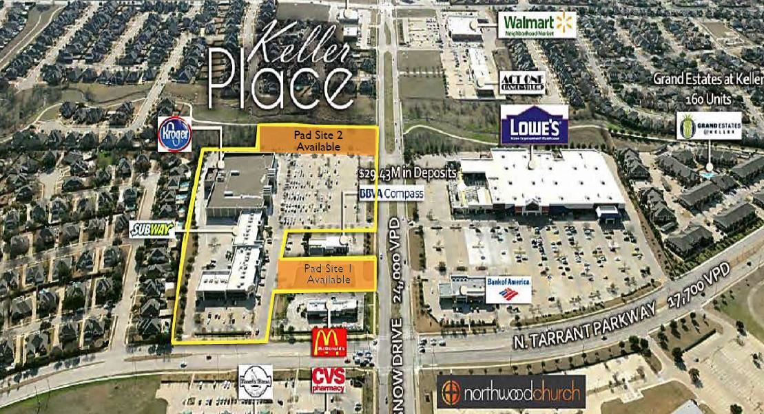 Keller Place | Kroger Grocery Anchored Shopping Center