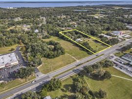 Prime Commercial 3.02+- Acres With Existing Single Family Residence- “Mims-Space Coast Florida"