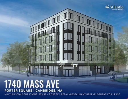 Retail space for Rent at 1740 Massachusetts Ave in Cambridge