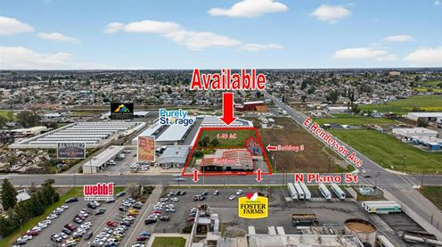 Freestanding Industrial Building on ±2.37 Acres in Porterville