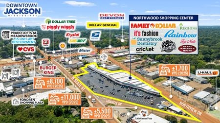 Retail space for Sale at 4180 Northview Dr & 4409-4487 N State St in Jackson