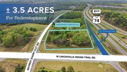 ± 3.5 ACRES For Redevelopment