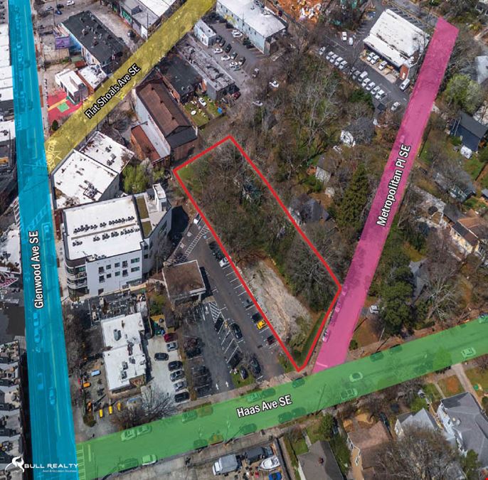 Mixed-Use or Townhome Development Site | Walkable East Atlanta Village