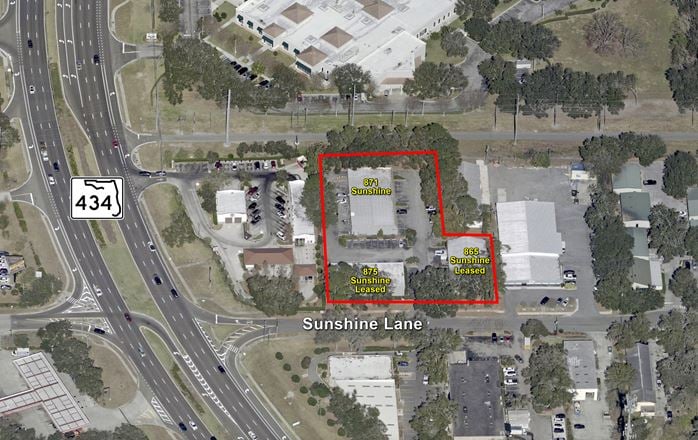 Industrial space for Rent at 865-871-875 Sunshine Lane in Altamonte Springs