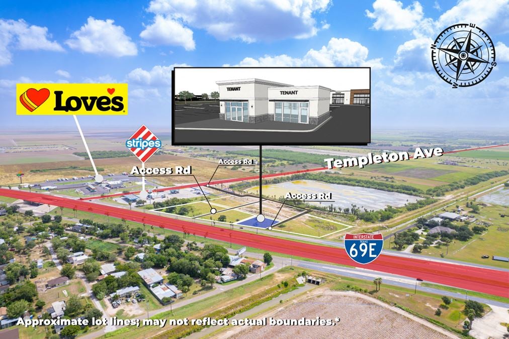 725 SF - 1,090 SF SPACE FOR LEASE | North Harlingen