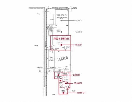 Industrial space for Rent at 3600 N Santa Fe St in Wichita
