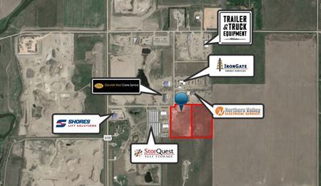 10 - 20  Acre Industrial Lot(s) For Sale or Lease - Williston