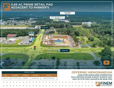 VacantLand space for Sale at 132 Georgia 30 in Port Wentworth
