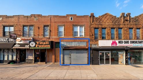 1,000 SF | 4707 Church Avenue | Brand New Vanilla Box with 1,000 SF Basement + Backyard for Lease