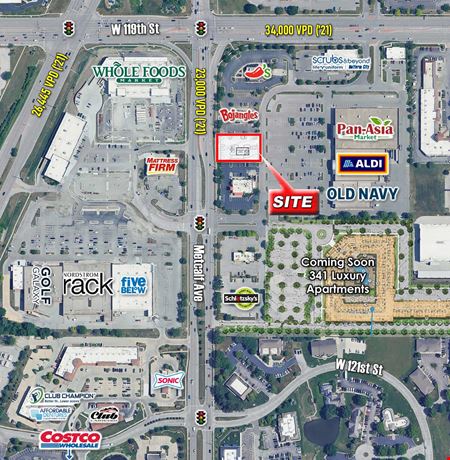 VacantLand space for Rent at SEQ Metcalf Ave & 119th St in Overland Park