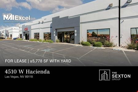 Industrial space for Rent at 4510 W Hacienda Ave in Las Vegas