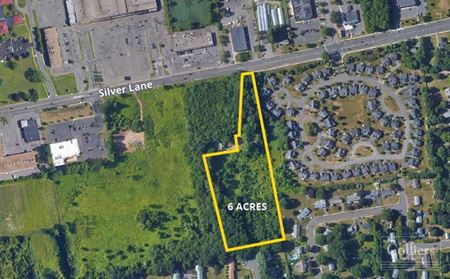 ±6 acre parcel for sale with great opportunity for a wide variety of development options - East Hartford