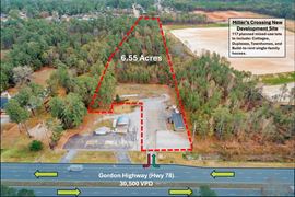 6.55 Acre General Business Zoned Lot