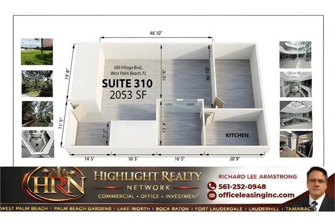 Office space for Rent at 580 Village Blvd. in West Palm Beach