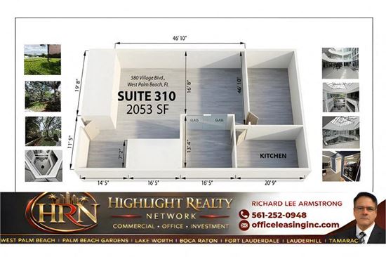 2053 SF Suite 310 Professional and Medical Office Space