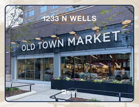 Retail space for Rent at 1233 North Wells Street in Chicago