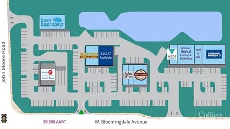Retail space for Rent at 107-213 W Bloomingdale Ave in Brandon