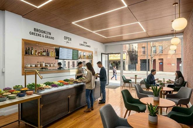 615 SF | 330 Rogers Avenue | PLG Retail Space With Excellent Transit Access for Lease