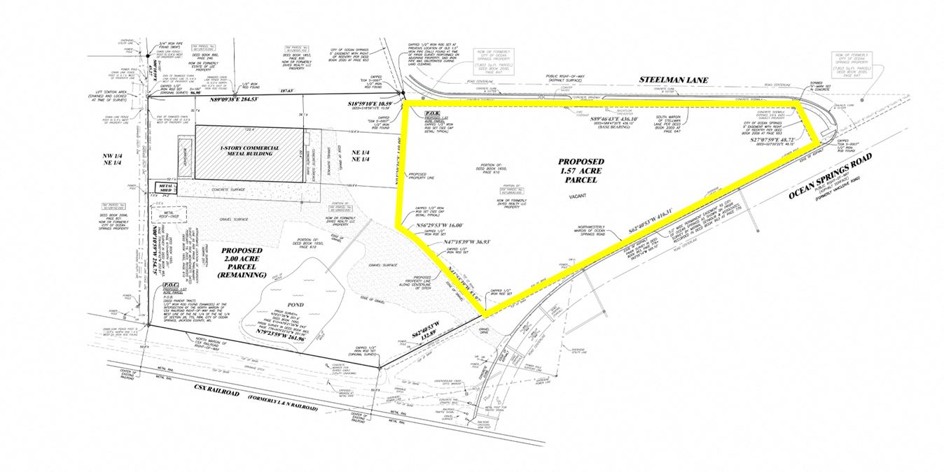 1.57 ACRE SITE IN THE HEART OF OCEAN SPRINGS