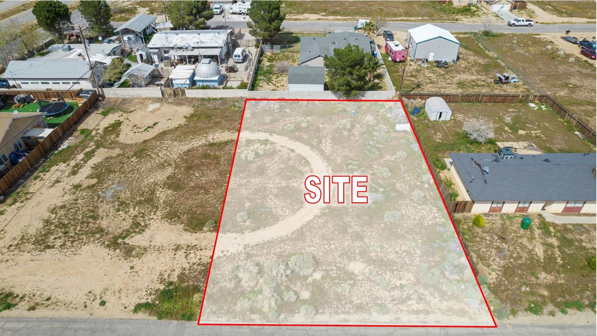 ±0.23 Acres of Level Land in California City