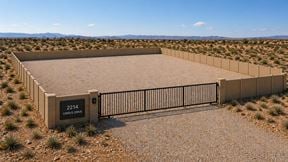 Fully Fenced Industrial Yard