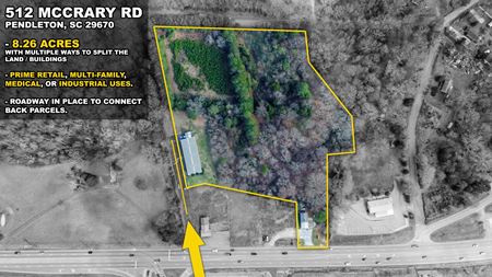 VacantLand space for Sale at 512 McCrary Road in Pendleton