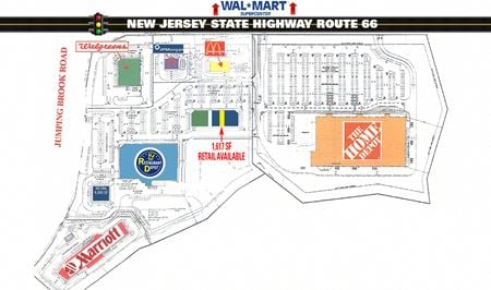 Retail space for Rent at 3567 Route 66 in Neptune