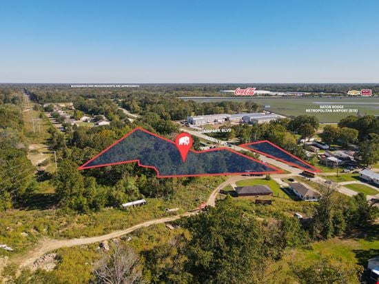 ±4.72 Acres Commercially-Zoned Land Near BTR Airport
