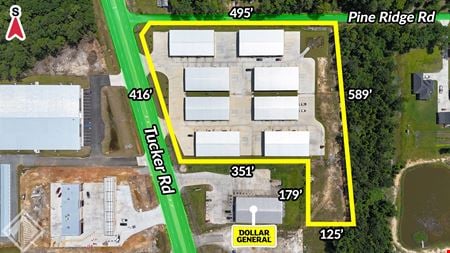 Industrial space for Rent at 8655 Tucker Road in Ocean Springs