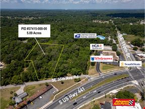 5.09 Acres Zoned B-2 in the City of Belleview