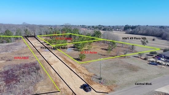 Commercial C-1 Zoned Land, Flora MS