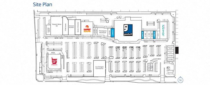 Retail Shops and Anchor Space for Lease in Mesa