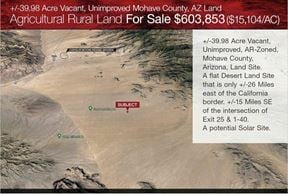 ±39.98AC Vacant Unimproved Land