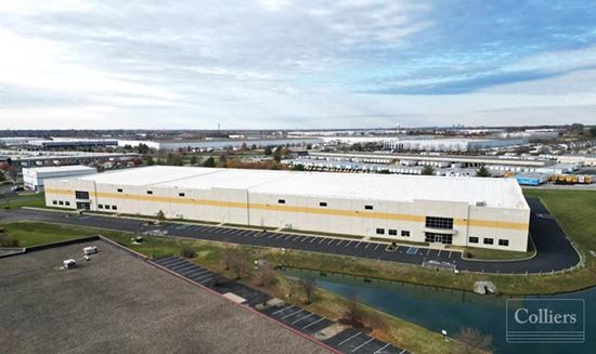Modern Industrial Distribution Facility with Outdoor Storage Capability