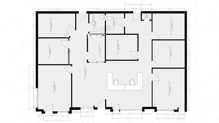 ±2,100-SF Office Building Located Directly off N Pleasantburg Drive