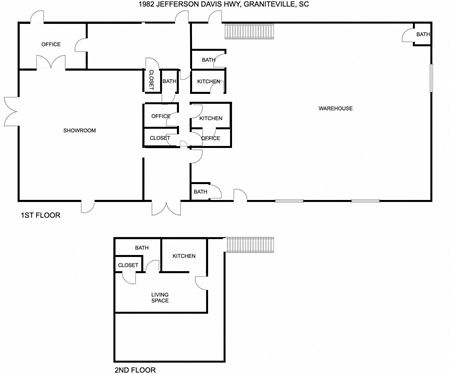 Industrial space for Rent at 1982 Jefferson Davis Hwy in Graniteville
