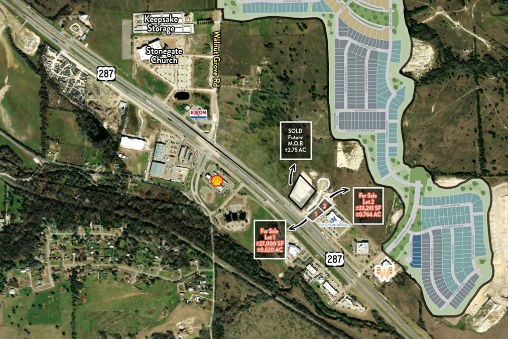 Midlothian Commercial Pad Sites