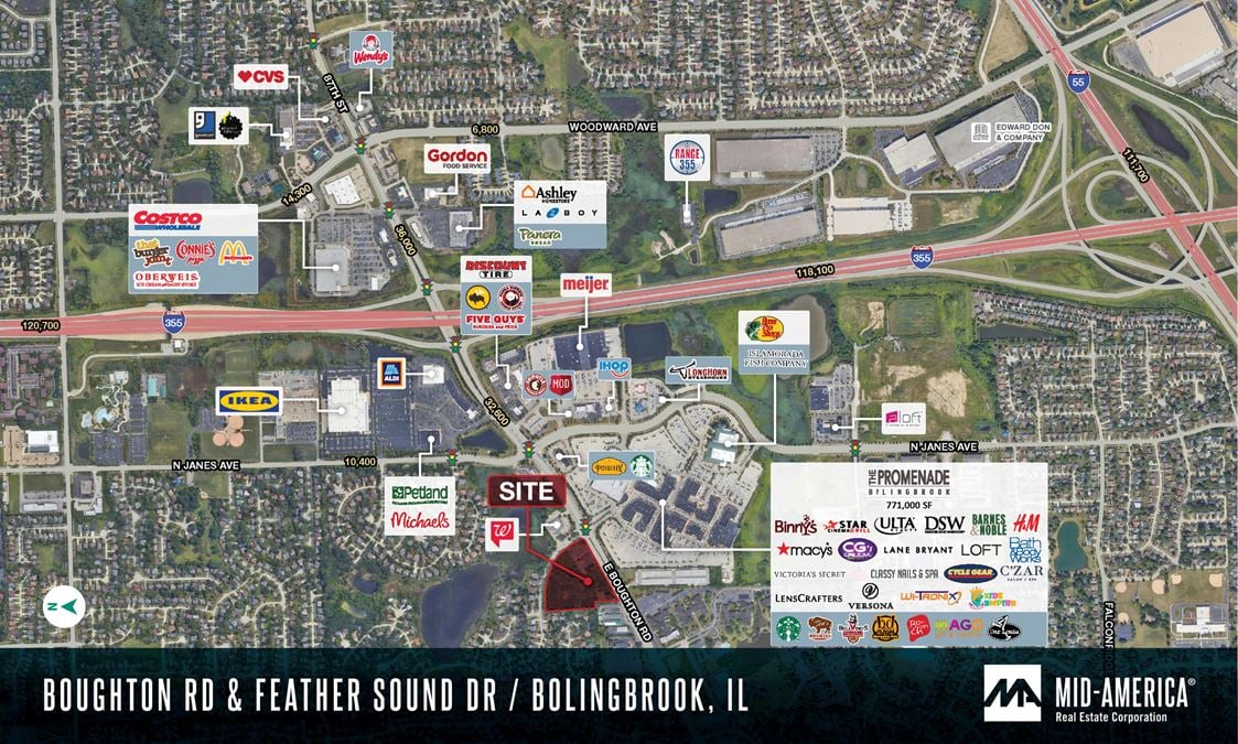 New Retail Development Across From The Promenade Bolingbrook